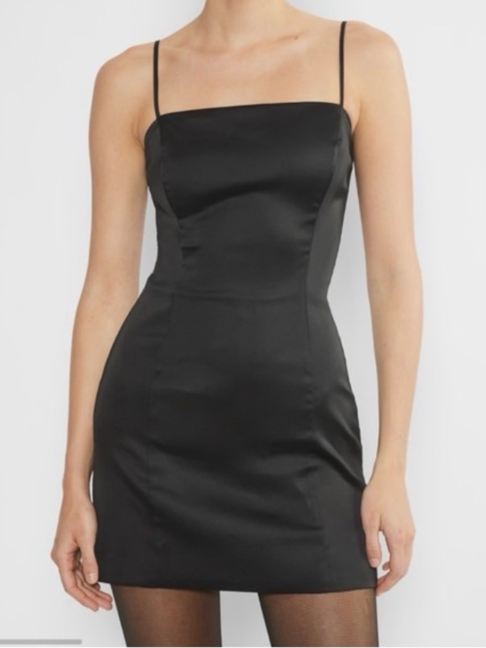 Aritzia Sunday Best shimmer dress black